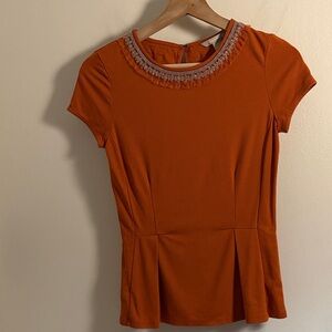 Banana Republic Women’s Peplum Top Size 0 *flaw
